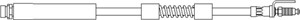 Bremseslange, framaksel, Høyre eller venstre, FORD TOURNEO CONNECT, TRANSIT CONNECT, 2T142078AC, 2T142078AD, 2T142078AE, 2T142078AG, 2T1