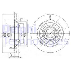 Bremseskive, Bakaksel, FIAT,OPEL,SAAB,VAUXHALL, 12762291, 46836490, 569114, 9191336, 93171778, 93188378, 95526644