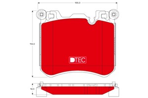 Bremseklosser sett, Framaksel, BMW X5 [E70, F15, F85], X6 [E71, E72, F16, F86], ROLLS-ROYCE GHOST I, WRAITH, 34 11 4 073 048, 34 11 6 78
