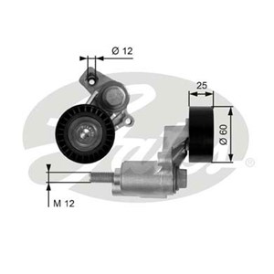 Strammerull, kilerem med ribber, CITROËN,PEUGEOT, 5751.30, 575130, 9623001280, 96333827, 9633382780