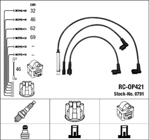 Tennledningssett, OPEL FRONTERA A, OMEGA A, 1612492