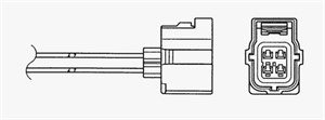 Lambdasonde, Venstre, MERCEDES-BENZ,SMART, 006 542 2018, A 006 542 2018