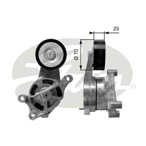 Strammerull, kilerem med ribber, AUDI,SEAT,SKODA,VW, 06F903315