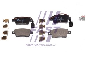 Bremseklosser sett, Bakaksel, ABARTH GRANDE PUNTO, PUNTO, FIAT GRANDE PUNTO, PUNTO, PUNTO EVO, PUNTO Skåp/halvkombi, 77365464, 77365886