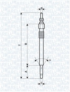 Glødeplugg, VW LT 28-35 Buss II, LT 28-46 Flak/chassi II, LT 28-46 Skåp II, 062 905 061 A