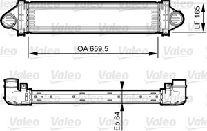 Ladeluftkjøler, FORD FOCUS II, LAND ROVER FREELANDER 2, RANGE ROVER EVOQUE, VOLVO S80 II, V40 Halvkombi, V70 III, XC70 II, 1674066, 3133