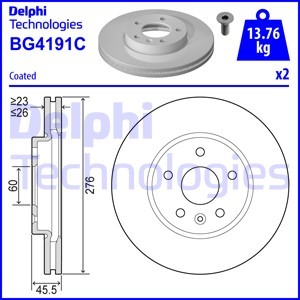 Bremseskive, Framaksel, CHEVROLET,OPEL,VAUXHALL, 13502044, 13502045, 13515906, 13597460, 509069, 569069, 569073