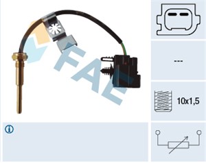 Sensor, kjølemiddeltemperatur, CITROËN,FIAT,FORD,JAGUAR,PEUGEOT, 1071766, 1108931, 1121670, 1320256, 1338 F0, 1483838, 1557880, 1710153,