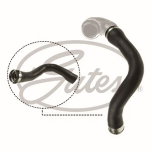 Ladeluftslange, CHEVROLET,OPEL,SAAB,VAUXHALL, 13 02 275, 13 02 277, 13242121, 22990025, 23163578, 8 60 118