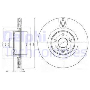 Bremseskive, Framaksel, VOLVO S60 II, S80 II, V60 I, V70 III, XC70 II, XC70 VAN II, 30769057
