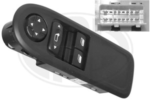 Bryter, vindusløfter, Foran venstre, CITROËN C3 II, 96 770 814 ZD