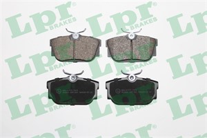 Bremseklosser sett, Bakaksel, VW TRANSPORTER Buss IV, TRANSPORTER Flak/chassi IV, TRANSPORTER Skåp IV, 701698451, 7D0698451, 7D0698451A,