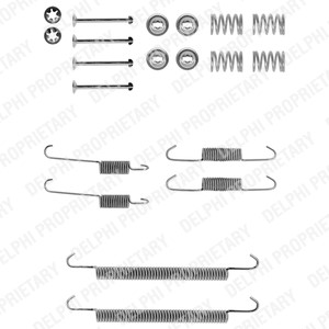 Tilbehørsett, bremsesko, Bakaksel, BMW 3 [E36], 3 Cabriolet [E36], 3 Compact [E36], 3 Coupé [E36], 5 [E39], 3421 1160 505, 3421 9067 128