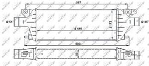 Ladeluftkjøler, FIAT SEDICI, SUZUKI SX4, 1362079J80, 71750567