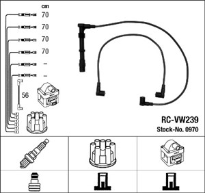 Tennledningssett, VW CORRADO, PASSAT B3/B4, PASSAT B3/B4 Variant