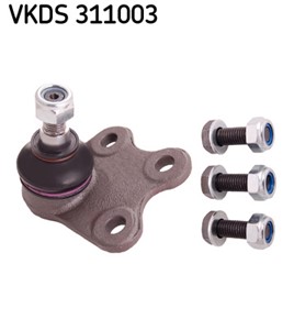 Bærekule, Framaksel venstre, Nede, AUDI,SEAT,SKODA,VW, 6R0 407 365 A, 6R0 407 365 B, 6R0 407 365