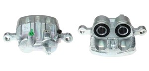 Bremsecaliper, Framaksel, Venstre, Bak akselen, MITSUBISHI PAJERO II, MR129142