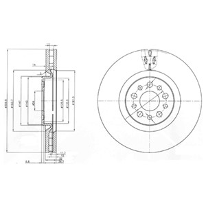 Bremseskive, Framaksel, CITROËN C8, FIAT ULYSSE, LANCIA PHEDRA, PEUGEOT 807, 1489738080, 1606309580, 1618863180, 4246.Z7, 4246.Z8, 4246Z