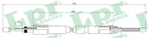 Kabel, parkeringsbremse, Bak, Høyre, CITROËN XSARA, XSARA Coupé, 4745J9