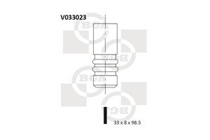 Utløpsventil, AUDI,FORD,HONDA,VW, 035109611F
