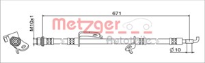 Bremseslange, Framaksel høyre, TOYOTA AVENSIS Kombi, AVENSIS Sedan, 90947W2064, 90947-W2064