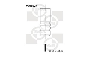 Utløpsventil, ALFA ROMEO,FIAT,LANCIA,OPEL,PEUGEOT,SAAB,VAUXHALL, 46 787 902, 46787902, 641386, 93178588