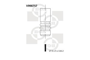 Utløpsventil, CHEVROLET,FIAT,OPEL,SAAB,VAUXHALL, 24433079, 55558728, 641401, 71739797