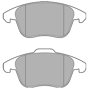 Bremseklosser sett, Framaksel, CITROËN,DS,PEUGEOT, 1609987980, 1636411180