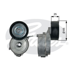 Strammerull, kilerem med ribber, Nede, CITROËN,JAGUAR,LAND ROVER,PEUGEOT, 1613840780, 5751.G0, 5751G0, 6G9Q6A228DA, C2Z16647, LR003651