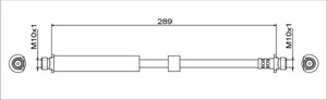 Bremseslange, Høyre bakaksel, Venstre bakaksel, LAND ROVER DISCOVERY III, DISCOVERY IV, RANGE ROVER SPORT I, LR018112, LR044351, LR05219
