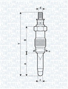 Glødeplugg, JEEP,NISSAN,RENAULT,VOLVO, 5962.1Y, 5962.J2, 5962.OY, 5962.T1, 7700734956, 7700855865, 7700856238, 7701349943, 88900740, 910