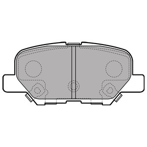 Bremseklosser sett, Bakaksel, CITROËN,MAZDA,MITSUBISHI,PEUGEOT, 1609899680, 1619790780, 1620368680, 1635677180, 4605A-802, 4605B070, 460