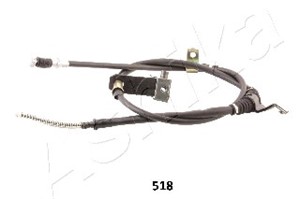 Kabel, parkeringsbremse, Bakre venstre, Venstre, MITSUBISHI PAJERO II, MB928190