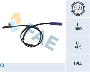 Sensor, hjulturtall, bakaksel begge sider, BMW 5 Touring [E39], 34 52 0 025 720, 34 52 1 165 536, 34 52 6 756 377, ALS-1788