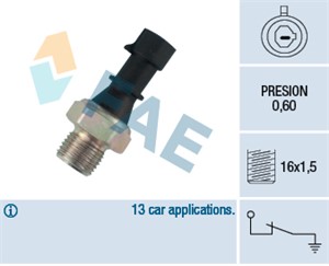 Oljetrykkbryter, OPEL OMEGA A, OMEGA A Kombi, 03N 919 529 F, 1252566, 170407, 34 11 6 786 044, 8-90336-039-0, 90337836