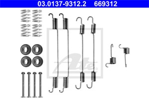 Tilbehørsett, bremsesko, Bakaksel, DACIA DUSTER, DUSTER Skåp/SUV, RENAULT DUSTER, 44 02 653 41R, 44 02 690 87R