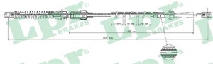 Gasskabel, FORD TRANSIT Buss, TRANSIT Flak/chassi, TRANSIT Skåp, 6152628, 86VB9A758CA