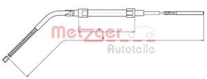 Kabel, parkeringsbremse, Bak, Bakre venstre, Høyre bak, Høyre, Venstre, BMW 3 Compact [E36], 34 41 1 160 873, 3441 1 160 873