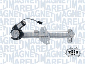 Vindusheis, Bakre venstre, HONDA CR-V III, 72750SWAA02