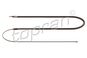 Kabel, parkeringsbremse, Bakre venstre, Foran venstre, PEUGEOT 407, 407 Coupé, 407 SW, 4745 X4, 96 446 028 80