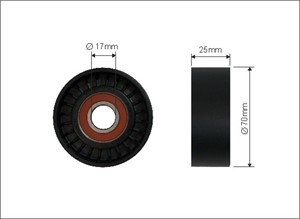 Strammerull, kilerem med ribber, CITROËN,PEUGEOT, 00 005 751 37, 0000575137, 5751.37, 575137, 96 234 016, 96234016, 9623401680