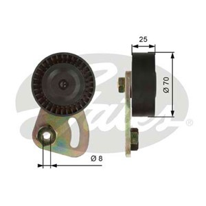Strammerull, kilerem med ribber, LAND ROVER FREELANDER I, FREELANDER Soft Top I, MG MG ZT, MG ZT- T, ROVER 75, 75 Tourer I, PQG100210, P