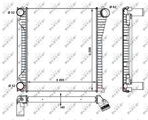 Ladeluftkjøler, LAND ROVER RANGE ROVER III, LR022738