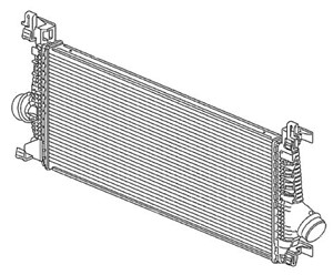 Ladeluftkjøler, CHEVROLET,OPEL,VAUXHALL, 1302216, 13330387, 180643, 275 050 05 11 S1, 275 050 05 11, 3732020, 9401806349, AJ03-13-480, E