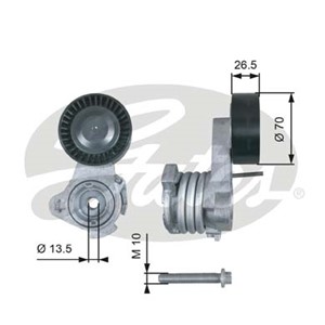 Strammerull, kilerem med ribber, BMW 3 Coupé [E92], 3 Touring [E91], 11 28 7 530 314, 11 28 8 624 196, 7530314, 8624196