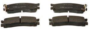 Bremseklosser sett, Bakaksel, MAZDA MPV I, J0Y12643Z, LCY12343Z