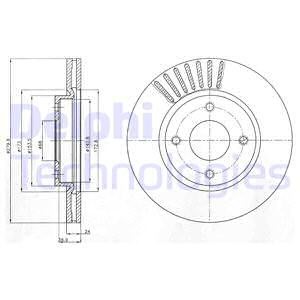 Bremseskive, Framaksel, NISSAN CUBE, SENTRA VI, TIIDA Halvkombi, TIIDA Sedan, 40206-EM10A, 40206EM10B, 40206ET00A, 40206ET00C, 40206ET01