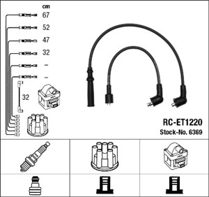 Tennledningssett, TOYOTA LAND CRUISER, 90919-21301