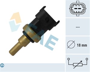 Sensor, kjølemiddeltemperatur, ALFA ROMEO,CHEVROLET,CITROËN,FIAT,FORD,JEEP,LANCIA,OPEL,PEUGEOT,SUZUKI,VAUXHALL, 1338 G9, 1338.G9, 133835