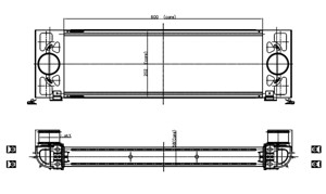 Ladeluftkjøler, FORD TRANSIT Buss, TRANSIT Flak/chassi, TRANSIT Skåp, TRANSIT V363 Skåp, 4851182, 4967772, 8C169L440BA, 8C169L440BB